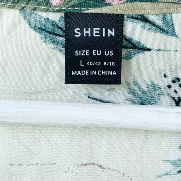 Shein floral blouse L new - Picture 2 of 6